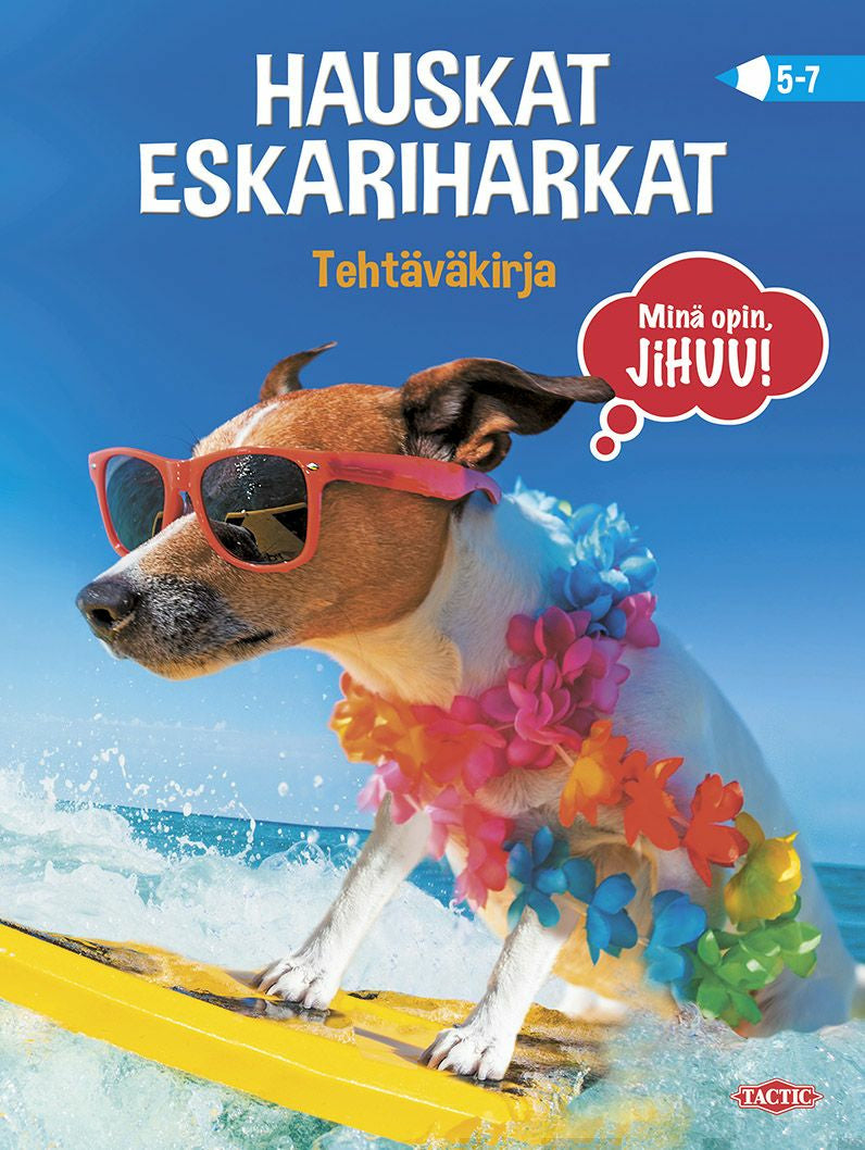 Valokuva kirjasta  Hauskat eskariharkat, kuuluu tuoteryhmään Väritys-puuhakirjat.