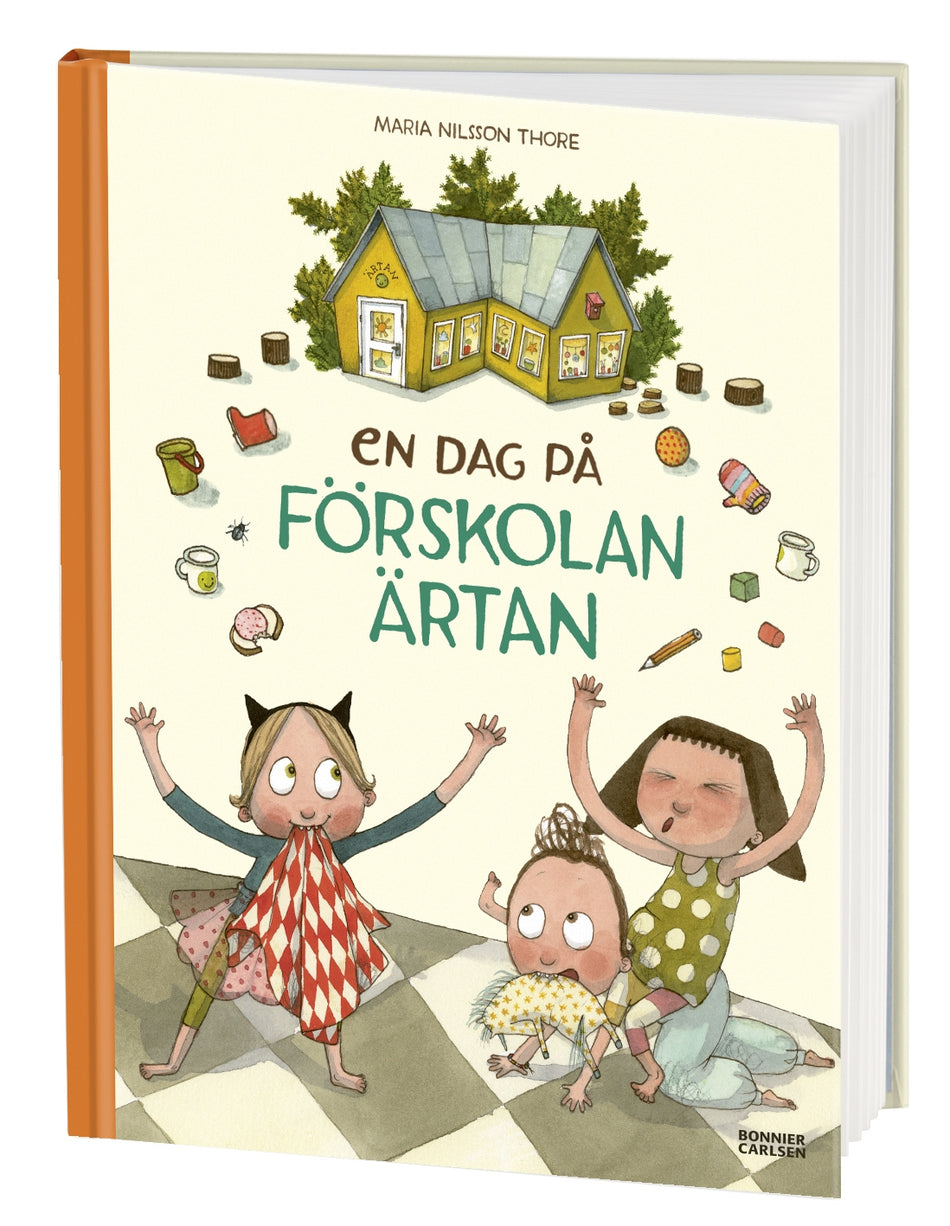 Valokuva kirjasta Maria Nilsson Thore En dag på förskolan Ärtan, kuuluu tuoteryhmään Ruots lapset nuoret ja sarjakuvat.