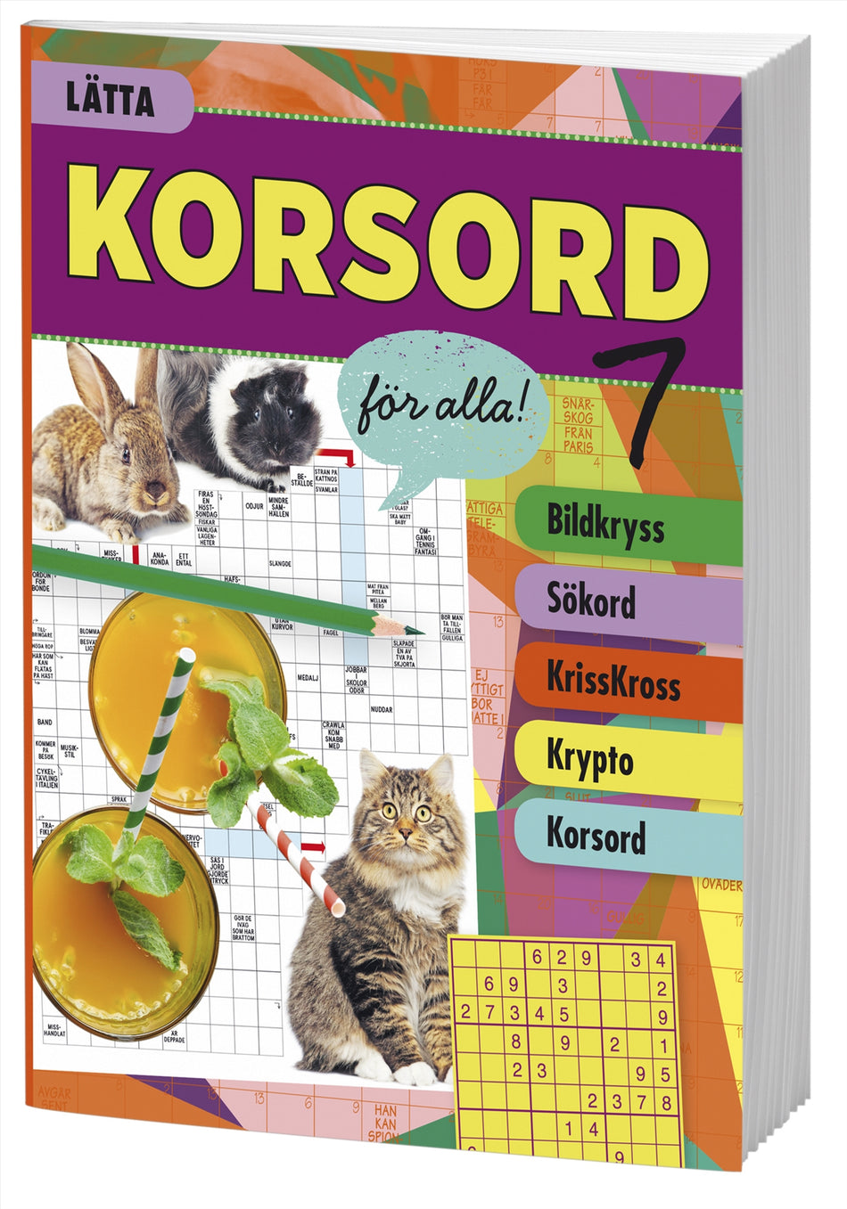 Valokuva kirjasta Tankesport Lätta korsord för alla! 7, kuuluu tuoteryhmään Ruots lapset nuoret ja sarjakuvat.