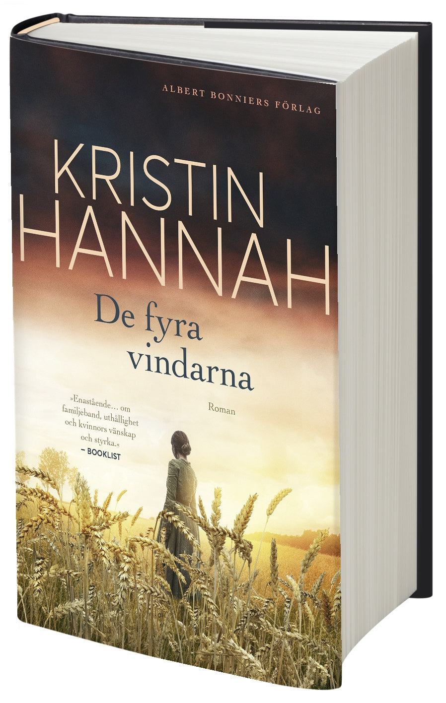 Valokuva kirjasta Kristin Hannah De fyra vindarna, kuuluu tuoteryhmään Ruots kaunokirjat.