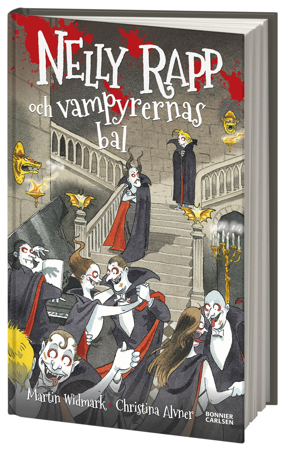 Valokuva kirjasta Martin Widmark Nelly Rapp och vampyrernas bal, kuuluu tuoteryhmään Ruots lapset nuoret ja sarjakuvat.