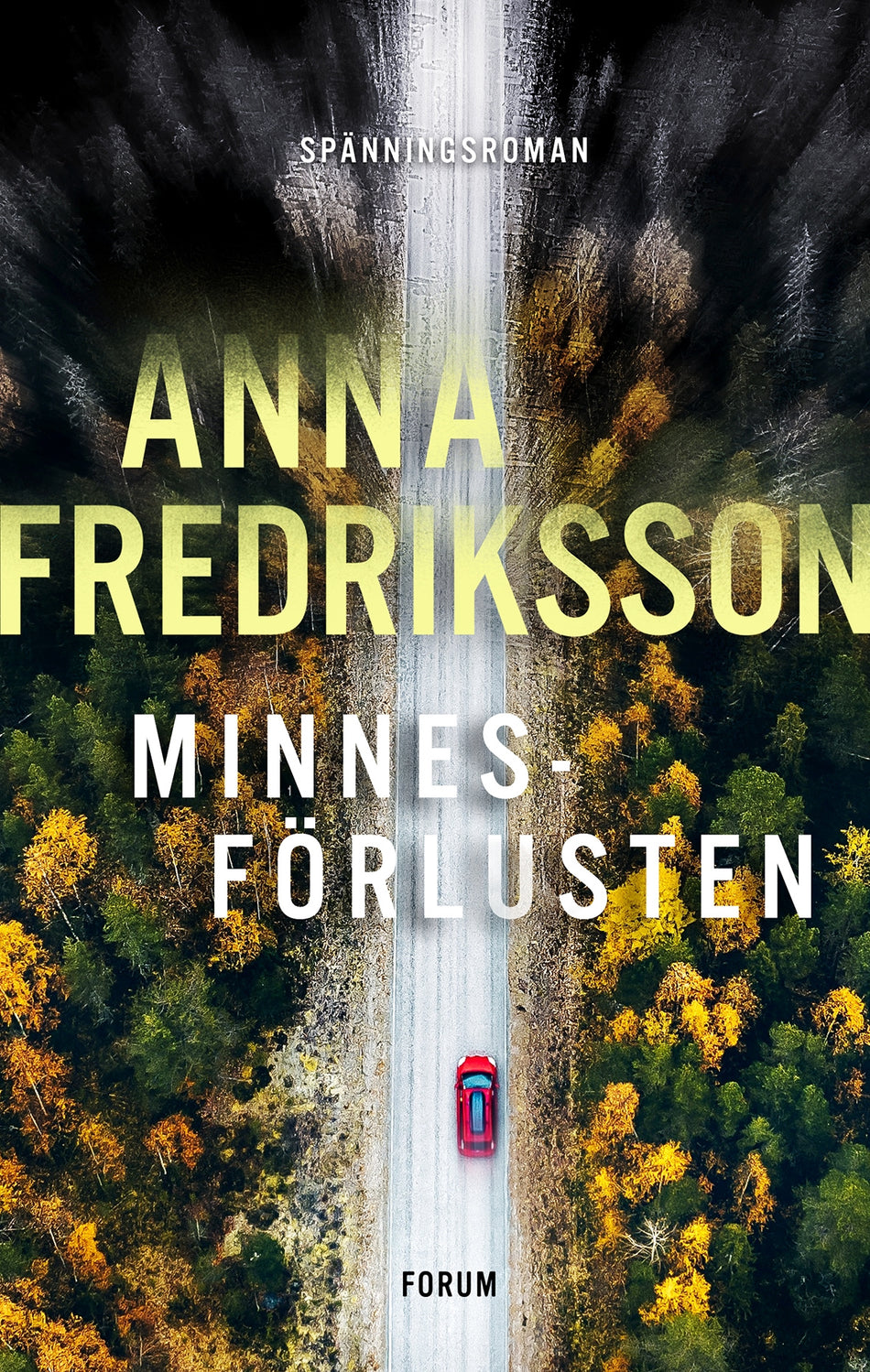 Valokuva kirjasta Anna Fredriksson Minnesförlusten, kuuluu tuoteryhmään Ruots kaunokirjat.