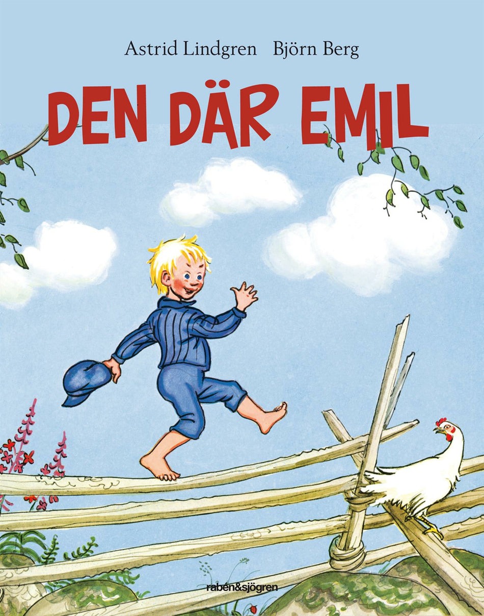 Valokuva kirjasta Astrid Lindgren Den där Emil, kuuluu tuoteryhmään Ruots lapset nuoret ja sarjakuvat.
