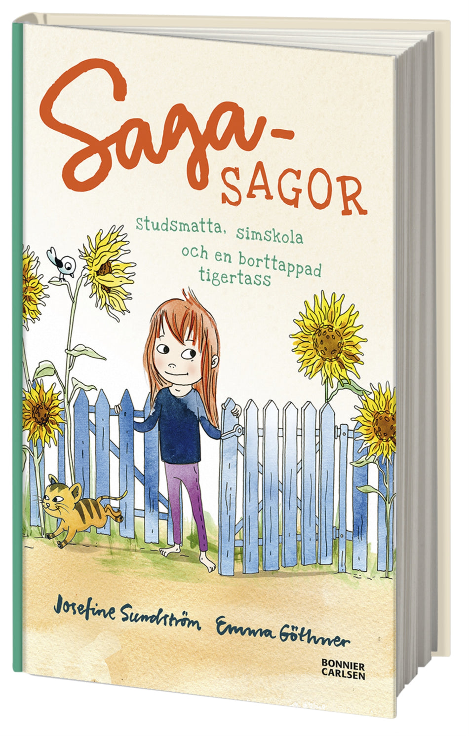 Valokuva kirjasta Josefine Sundström Studsmatta, simskola och en borttappad tigertass, kuuluu tuoteryhmään Ruots lapset nuoret ja sarjakuvat.
