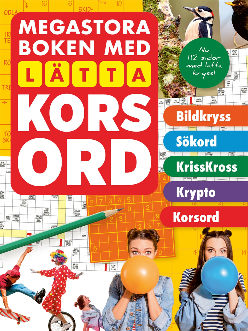 Valokuva kirjasta Tankesport Megastora boken med lätta korsord, kuuluu tuoteryhmään Ruots harrasteet taide.