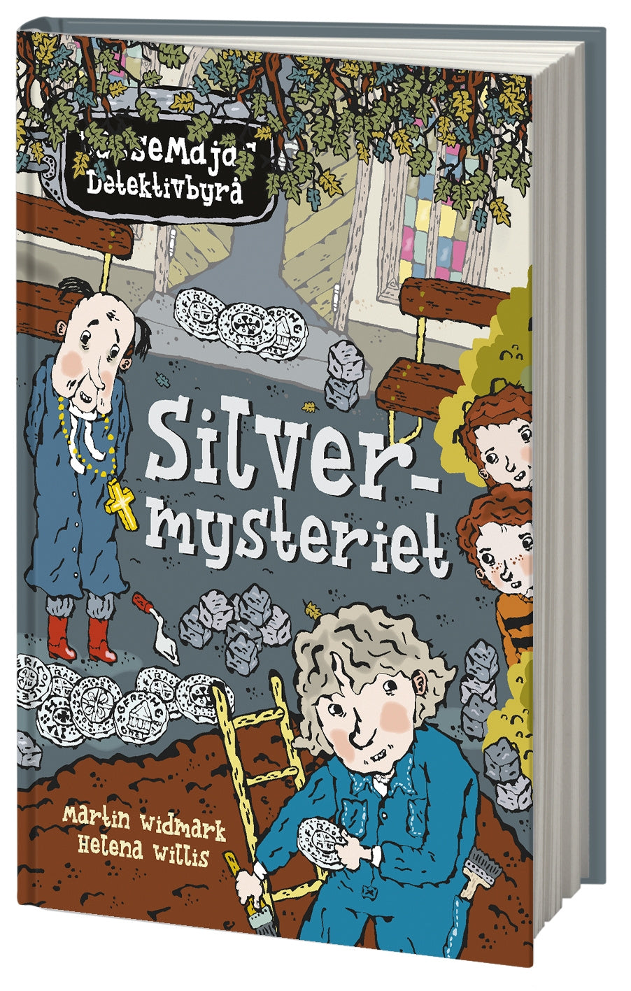 Valokuva kirjasta Martin Widmark Silvermysteriet, kuuluu tuoteryhmään Ruots lapset nuoret ja sarjakuvat.