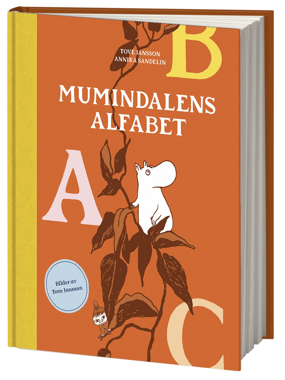 Valokuva kirjasta Tove Jansson / Annika Sandelin Mumindalens alfabet, kuuluu tuoteryhmään Ruots lapset nuoret ja sarjakuvat.