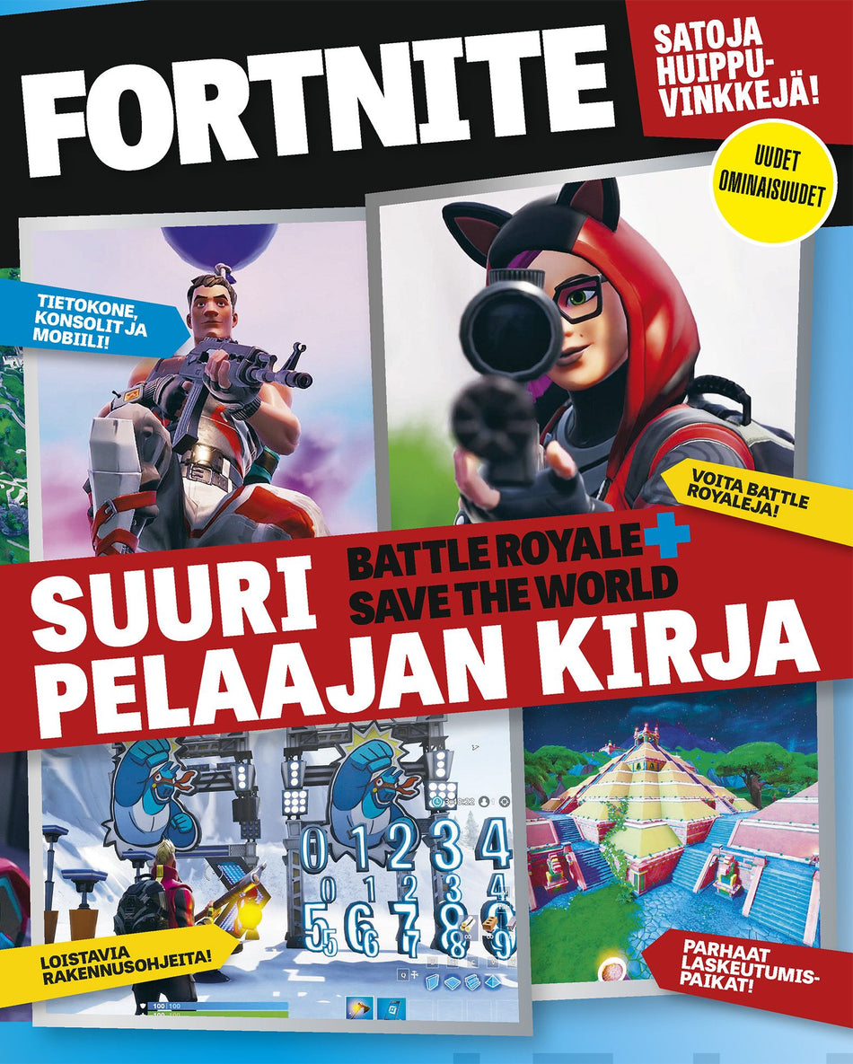 Valokuva kirjasta  Fortnite - Suuri Pelaajan kirja, kuuluu tuoteryhmään Urheilu harrasteet.
