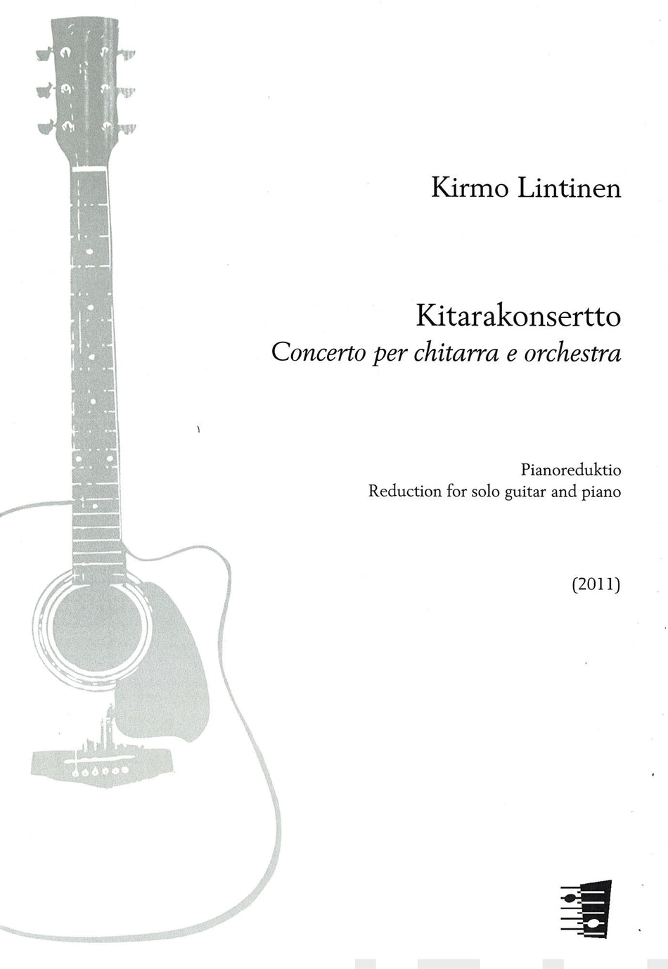 Valokuva kirjasta  Concerto for Guitar : Kitarakonsertto (gt, pf), kuuluu tuoteryhmään Musiikki.