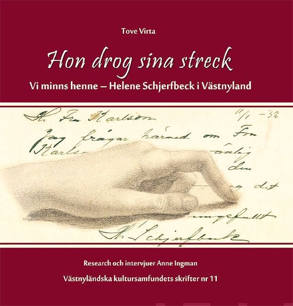Valokuva kirjasta Tove Virta Hon drog sina streck, kuuluu tuoteryhmään Taiteet.