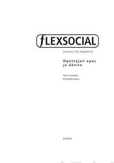 Valokuva kirjasta Maria Tuunanen / Kirsi Wallinheimo Flexsocial (+cd), kuuluu tuoteryhmään K-kirjat.