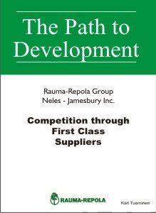 Valokuva kirjasta Kari Tuominen Competition through First Class Suppliers: Rauma-Repola Neles-Jamesbury Inc., kuuluu tuoteryhmään Talous yhteiskunta.