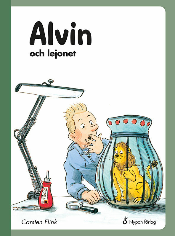 Valokuva kirjasta Carsten Flink Alvin och lejonet, kuuluu tuoteryhmään Ruots lapset nuoret ja sarjakuvat.