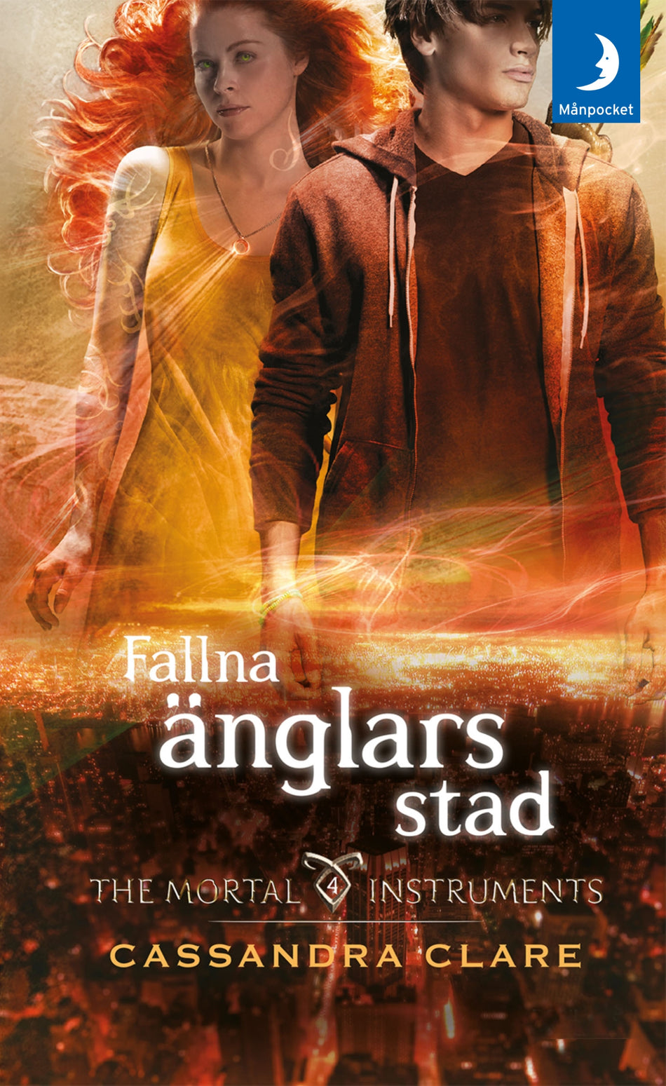 Valokuva kirjasta Cassandra Clare Fallna änglars stad, kuuluu tuoteryhmään Ruots lapset nuoret ja sarjakuvat.