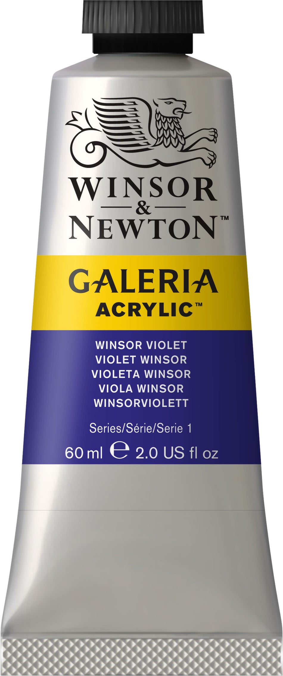 Valokuva tuotteesta Akryyliväri 60ml 728 Winsor violet W&amp;N Galeria, kuuluu tuoteryhmään Taidetarvikkeet.