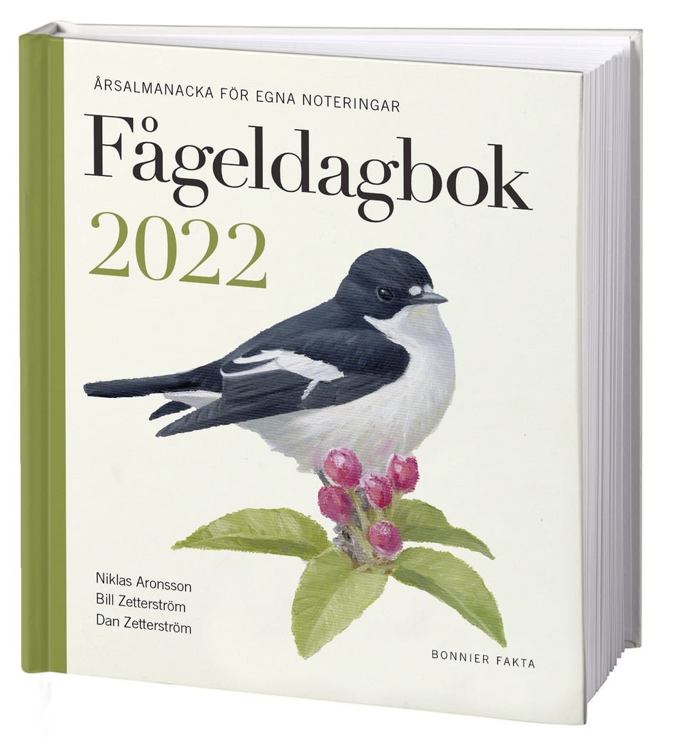 Valokuva kirjasta Niklas Aronsson / Bill Zetterström / Dan Zetterström Fågeldagbok 2022 : årsalmanacka för egna noteringar, kuuluu tuoteryhmään Ruots harrasteet taide.