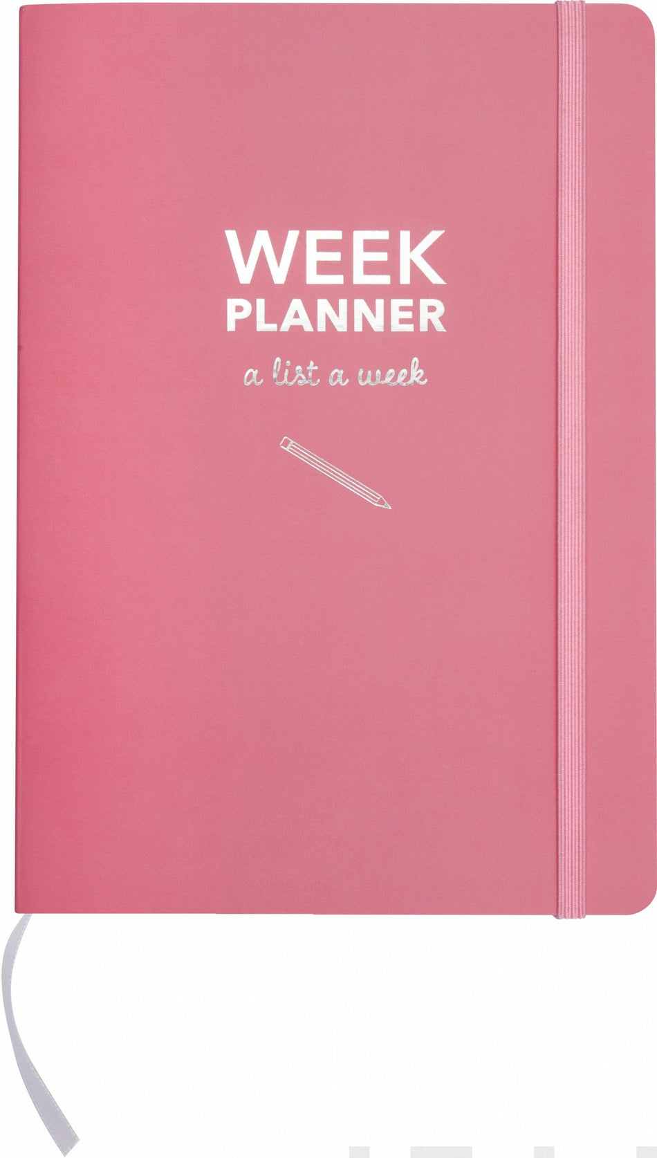 Valokuva tuotteesta Week planner, päiväämätön, roosa, FSC Mix, kuuluu tuoteryhmään Lukuvuosikalenterit.