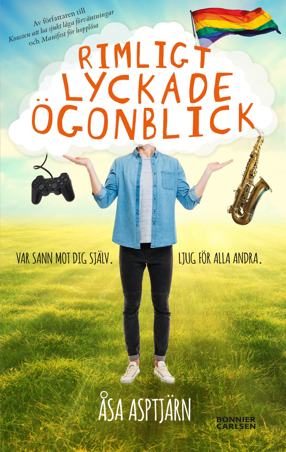 Valokuva kirjasta Åsa Asptjärn Rimligt lyckade ögonblick, kuuluu tuoteryhmään Ruots lapset nuoret ja sarjakuvat.