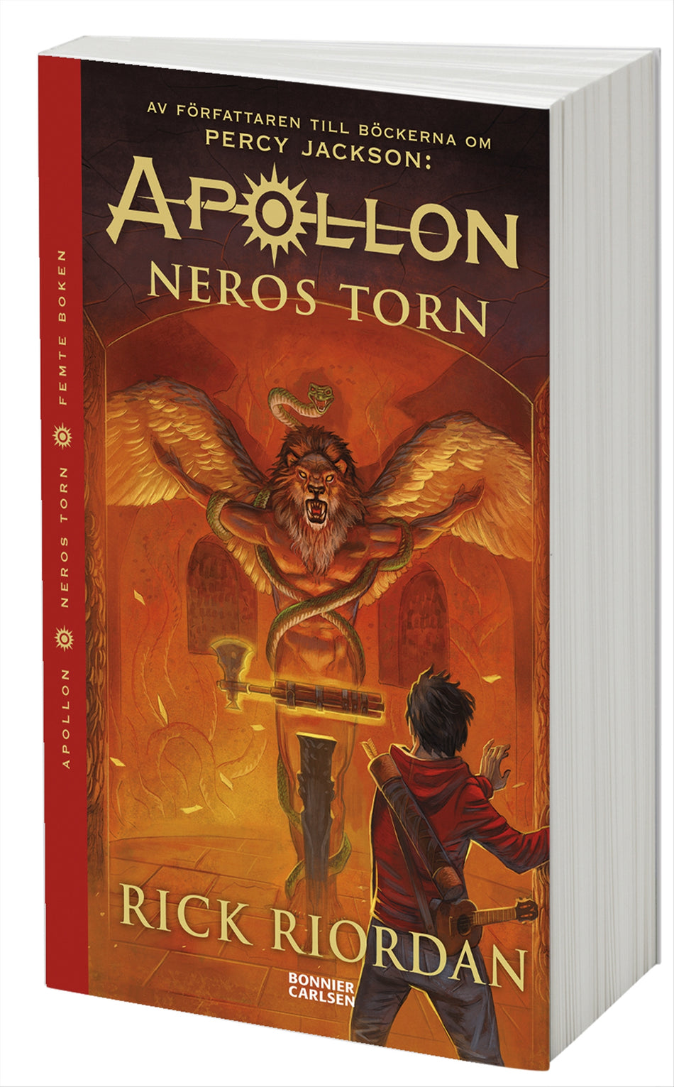 Valokuva kirjasta Rick Riordan Neros torn, kuuluu tuoteryhmään Ruots lapset nuoret ja sarjakuvat.