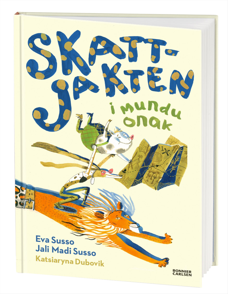 Valokuva kirjasta Eva Susso / Jali Madi Susso Skattjakten i Mundu Onak, kuuluu tuoteryhmään Ruots lapset nuoret ja sarjakuvat.