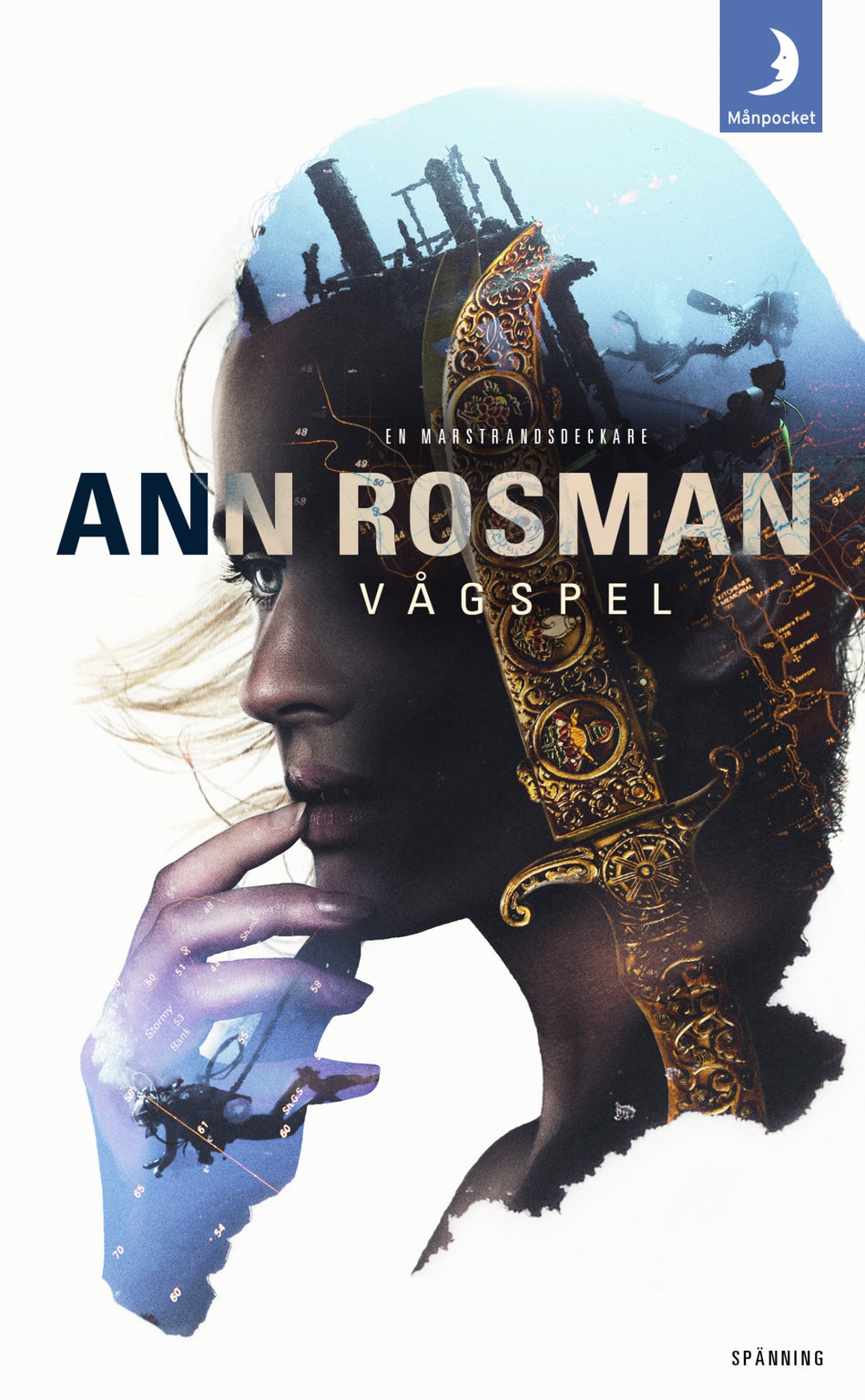 Valokuva kirjasta Ann Rosman Vågspel, kuuluu tuoteryhmään Ruots kaunokirjat.