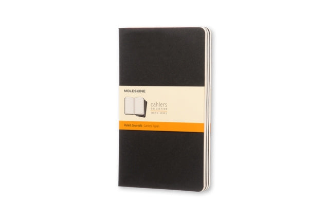 Valokuva kirjasta Moleskine Moleskine Ruled Cahier L - Black Cover (3 Set), kuuluu tuoteryhmään Muut ulkomaiset kirjat.
