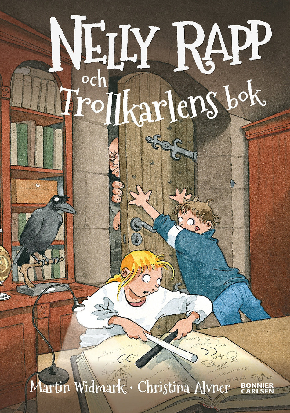 Valokuva kirjasta Martin Widmark Nelly Rapp och trollkarlens bok, kuuluu tuoteryhmään Ruots lapset nuoret ja sarjakuvat.