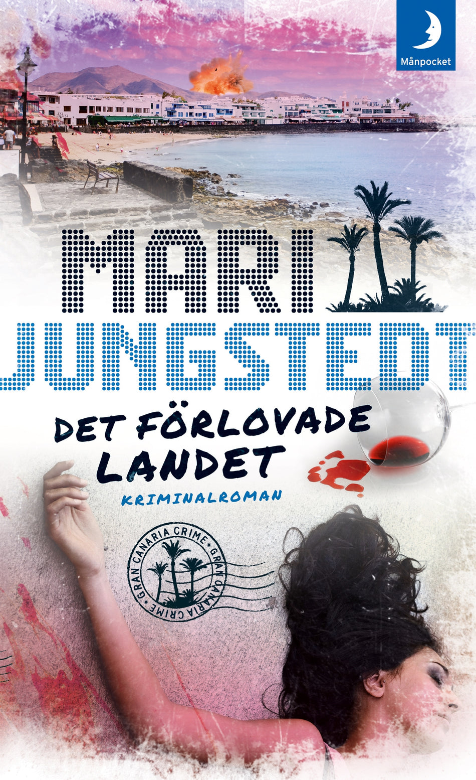 Valokuva kirjasta Mari Jungstedt Det förlovade landet, kuuluu tuoteryhmään Ruots kaunokirjat.