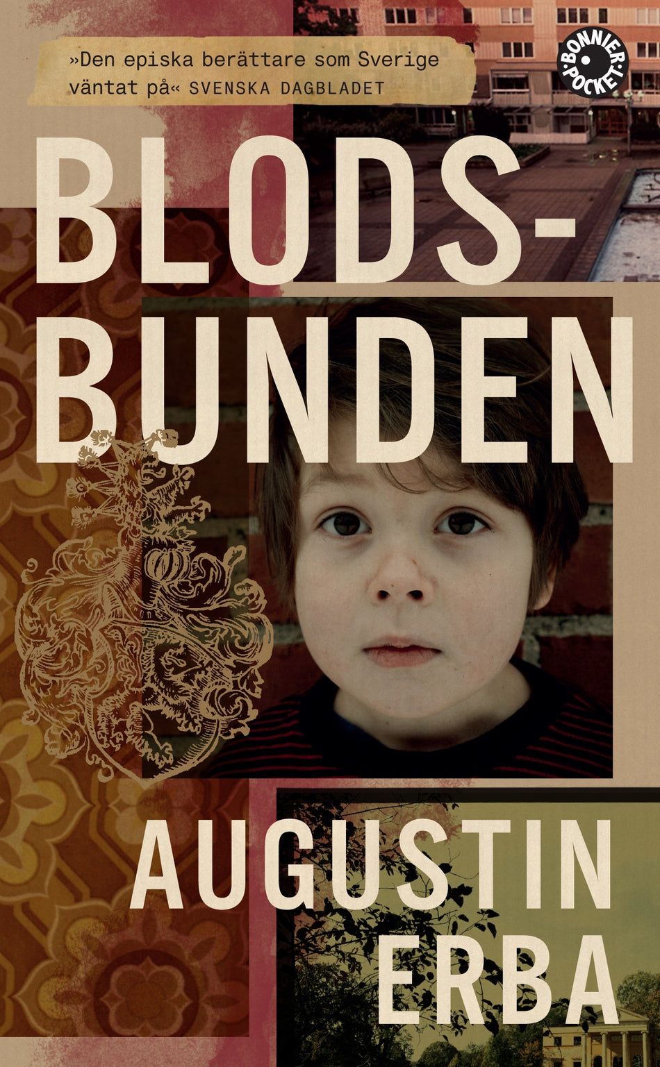 Valokuva kirjasta Augustin Erba Blodsbunden, kuuluu tuoteryhmään Ruots kaunokirjat.