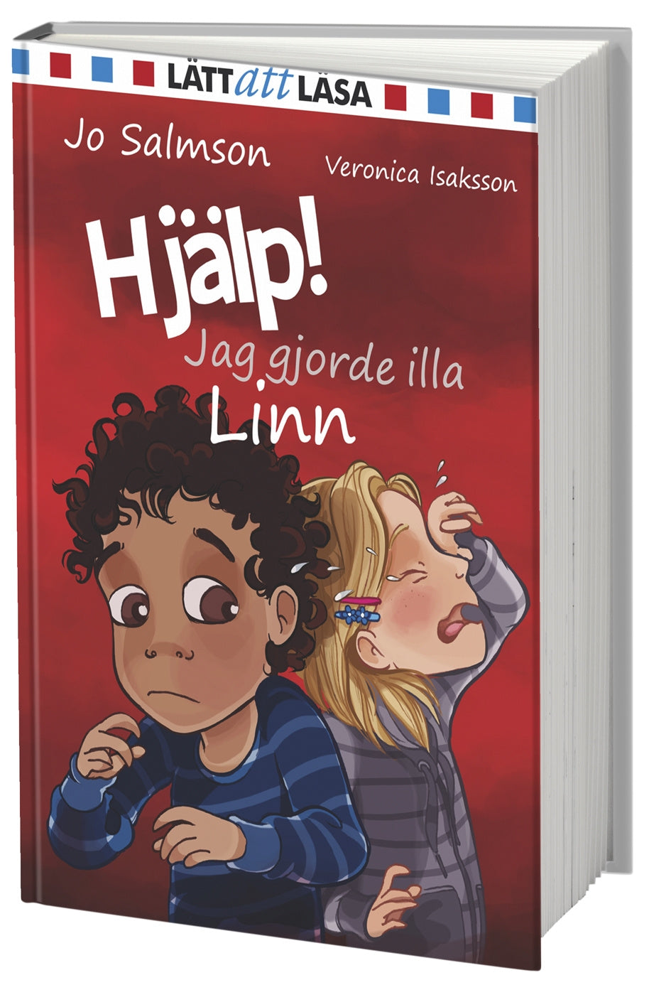 Valokuva kirjasta Jo Salmson Hjälp! Jag gjorde illa Linn, kuuluu tuoteryhmään Ruots lapset nuoret ja sarjakuvat.