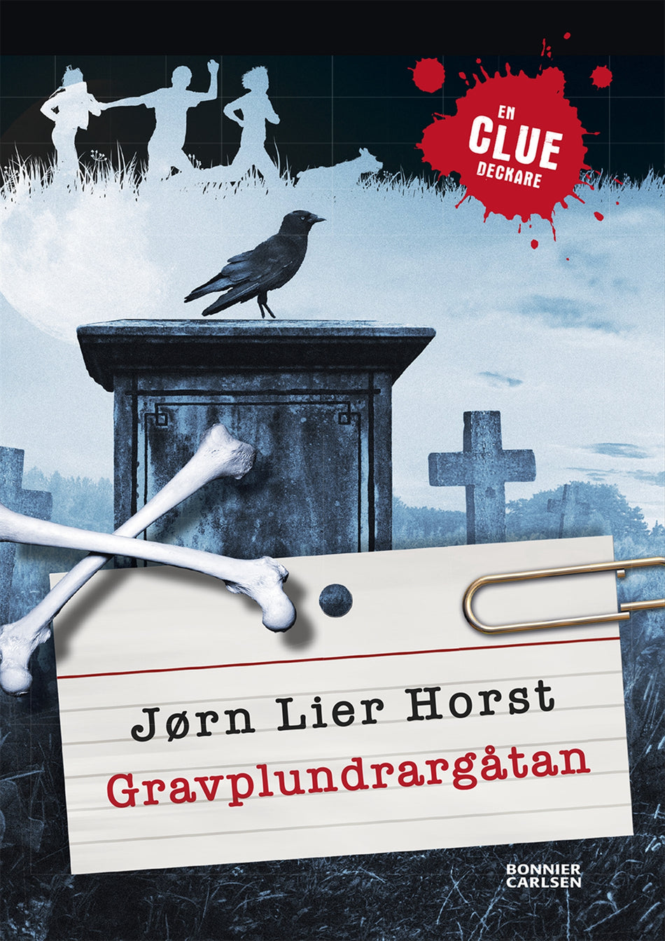 Valokuva kirjasta Jørn Lier Horst Gravplundrargåtan, kuuluu tuoteryhmään Ruots lapset nuoret ja sarjakuvat.