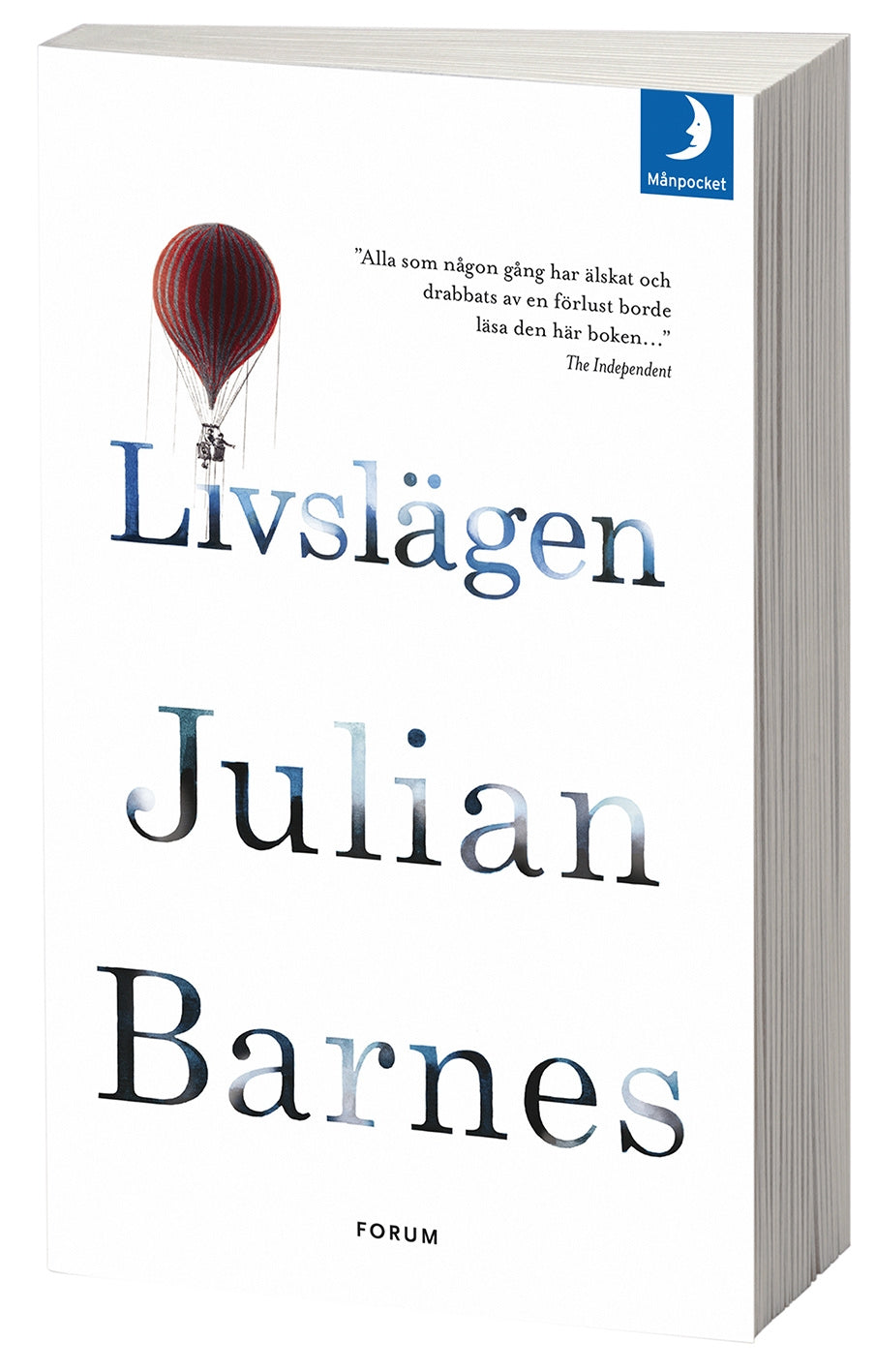 Valokuva kirjasta Julian Barnes Livslägen, kuuluu tuoteryhmään Ruots muu tieto.