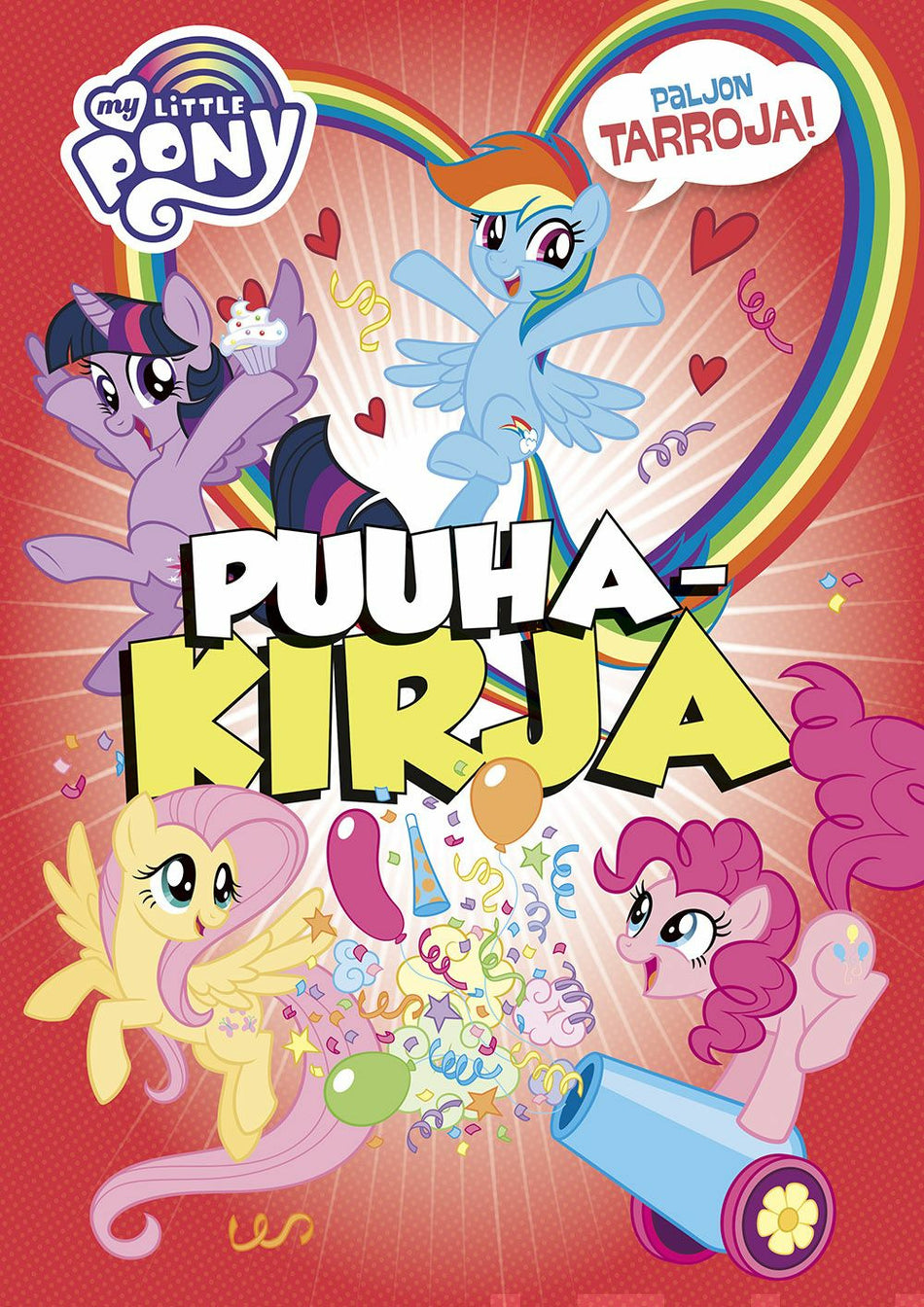 Valokuva kirjasta  My Little Pony puuhakirja, kuuluu tuoteryhmään Väritys-puuhakirjat.