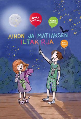 Valokuva kirjasta Nora Lehtinen Ainon ja Matiaksen iltakirja (selkokirja), kuuluu tuoteryhmään Lasten kuvakirjat.