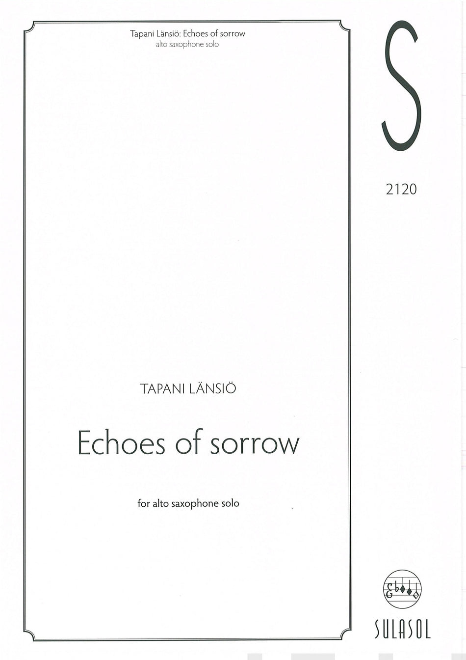 Valokuva kirjasta  Echoes of sorrow, kuuluu tuoteryhmään Musiikki.