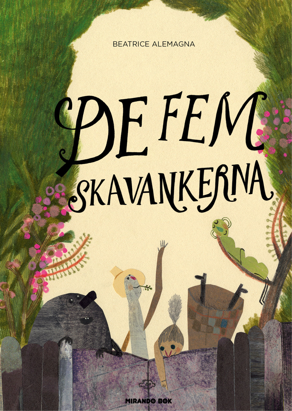 Valokuva kirjasta Beatrice Alemagna De fem skavankerna, kuuluu tuoteryhmään Ruots lapset nuoret ja sarjakuvat.