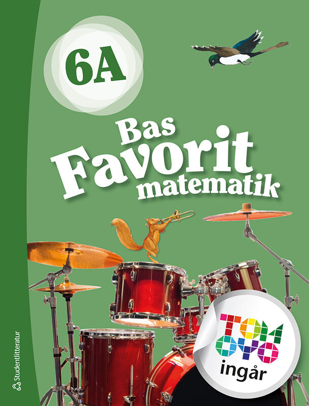 Valokuva kirjasta Jaana Karppinen / Päivi Kiviluoma / Timo Urpiola Bas Favorit matematik 6A Elevpaket - Digitalt + Tryckt, kuuluu tuoteryhmään Ruots lapset nuoret ja sarjakuvat.