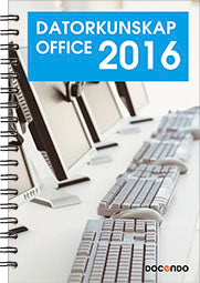 Valokuva kirjasta Eva Ansell Datorkunskap Office 2016, kuuluu tuoteryhmään Ruots muu tieto.