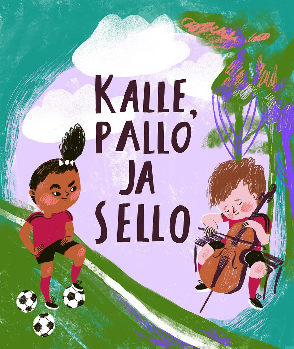 Valokuva kirjasta Pauli Kallio Kalle, pallo ja sello, kuuluu tuoteryhmään Lasten kuvakirjat.