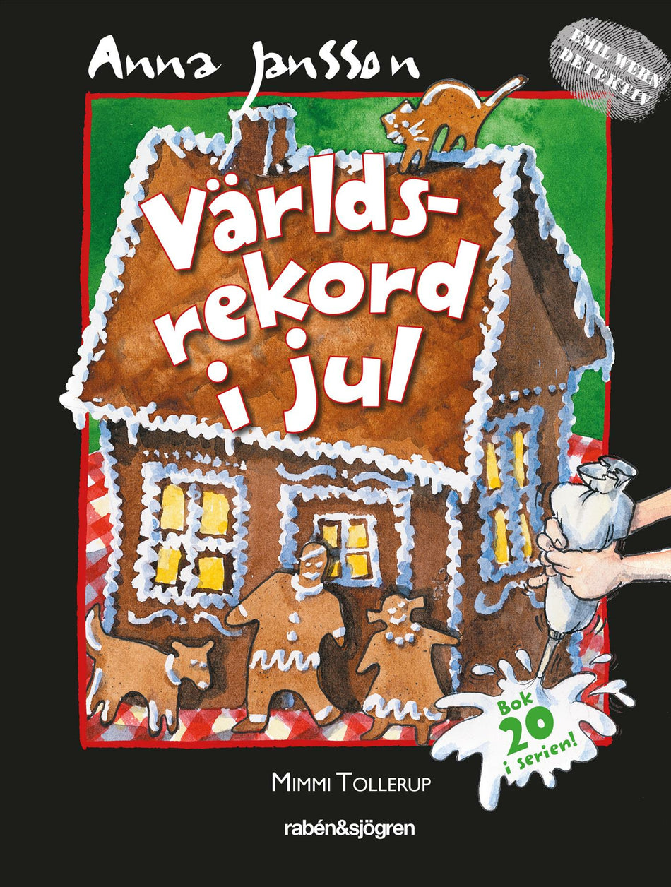 Valokuva kirjasta Anna Jansson Världsrekord i jul, kuuluu tuoteryhmään Ruots lapset nuoret ja sarjakuvat.