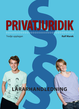 Valokuva kirjasta Ralf Marek Privatjuridik Lärarstöd, kuuluu tuoteryhmään Ruots muu tieto.