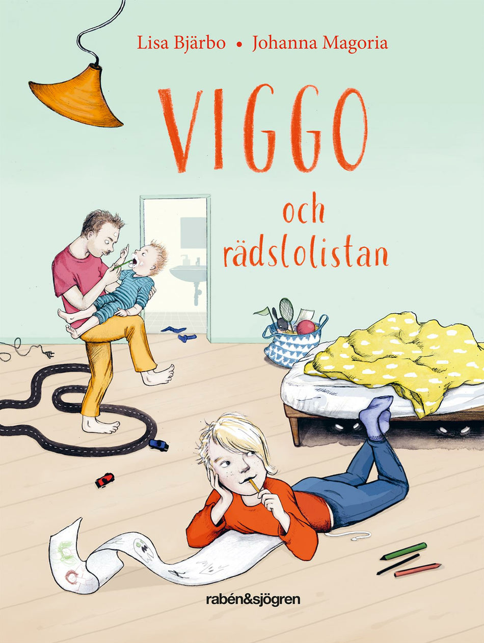 Valokuva kirjasta Lisa Bjärbo Viggo och rädslolistan, kuuluu tuoteryhmään Ruots lapset nuoret ja sarjakuvat.