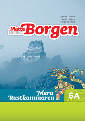 Valokuva kirjasta Margareta Picetti / Synnöve Carlsson / Gunilla Liljegren Matte Direkt Borgen Mera Rustkammaren 6A (5-pack) Ny upplaga, kuuluu tuoteryhmään Ruots lapset nuoret ja sarjakuvat.