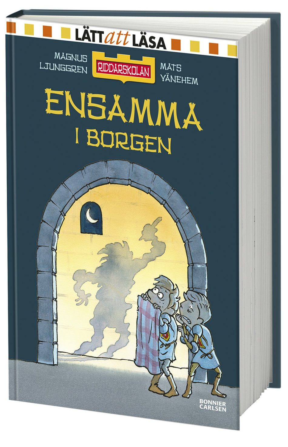 Valokuva kirjasta Magnus Ljunggren Ensamma i borgen, kuuluu tuoteryhmään Ruots lapset nuoret ja sarjakuvat.