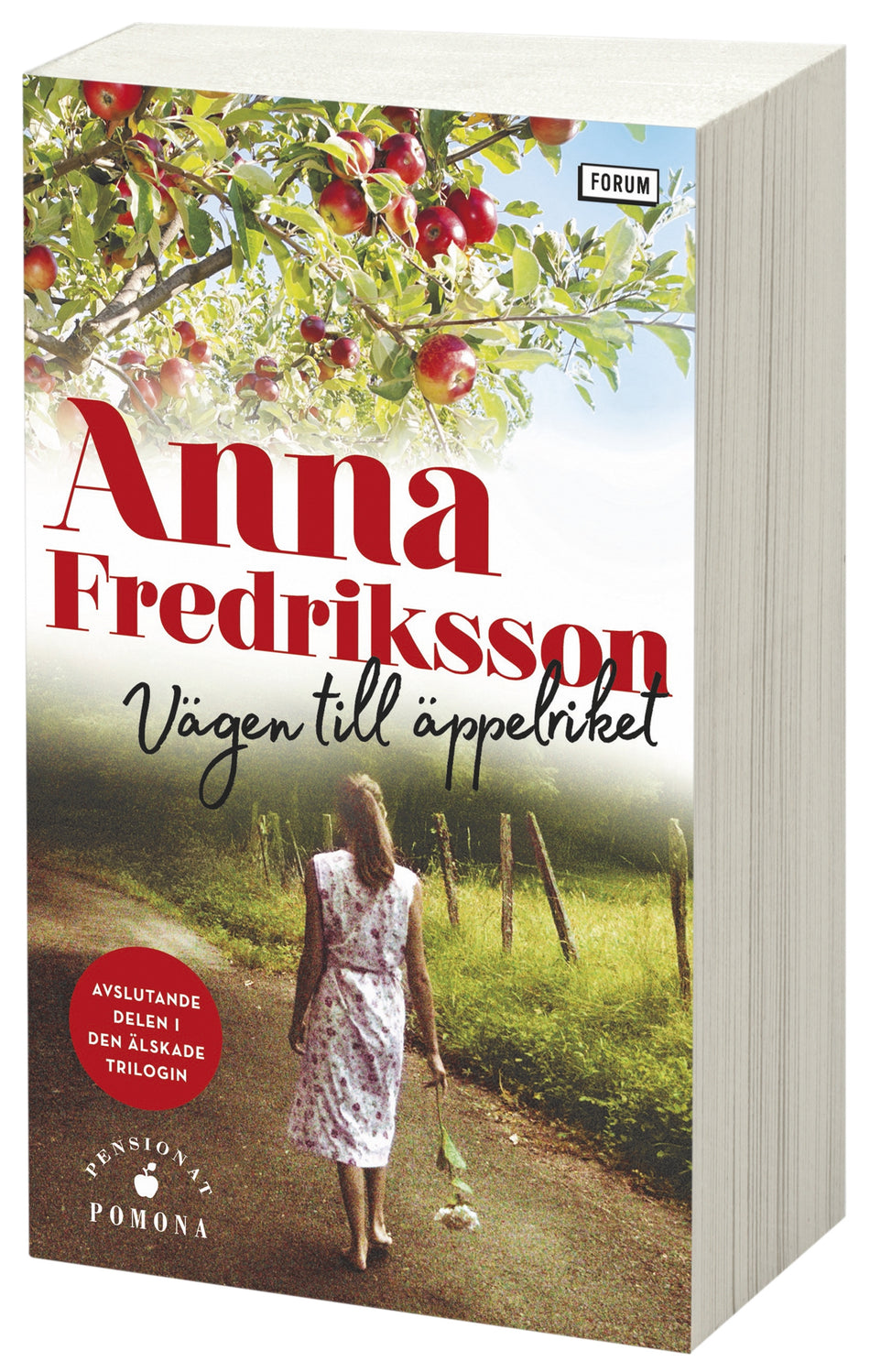 Valokuva kirjasta Anna Fredriksson Vägen till äppelriket, kuuluu tuoteryhmään Ruots kaunokirjat.