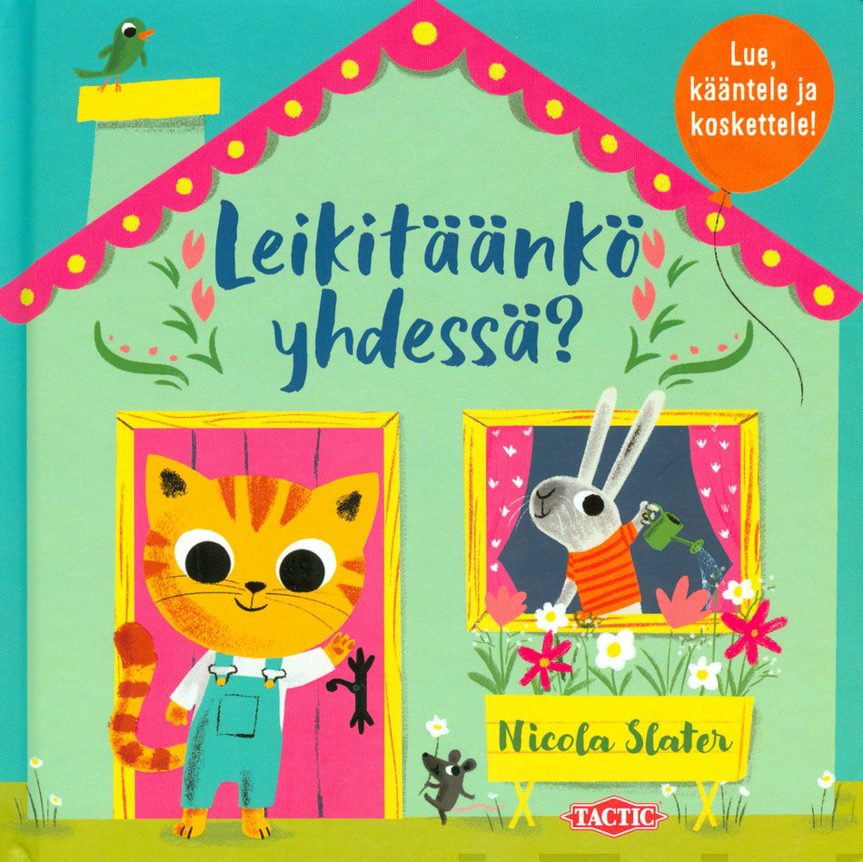Valokuva kirjasta  Leikitäänkö yhdessä?, kuuluu tuoteryhmään Lasten kuvakirjat.