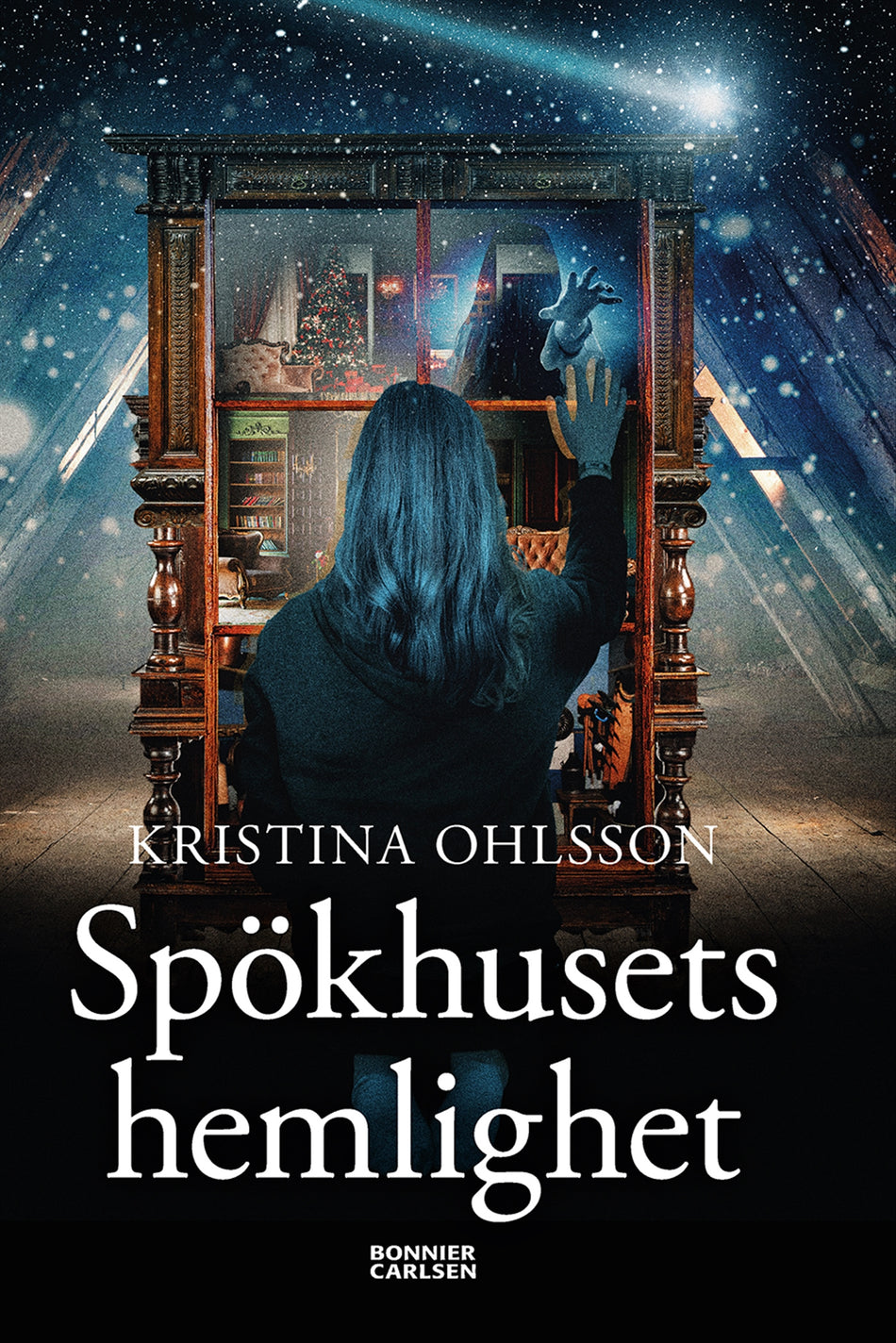 Valokuva kirjasta Kristina Ohlsson Spökhusets hemlighet, kuuluu tuoteryhmään Ruots lapset nuoret ja sarjakuvat.