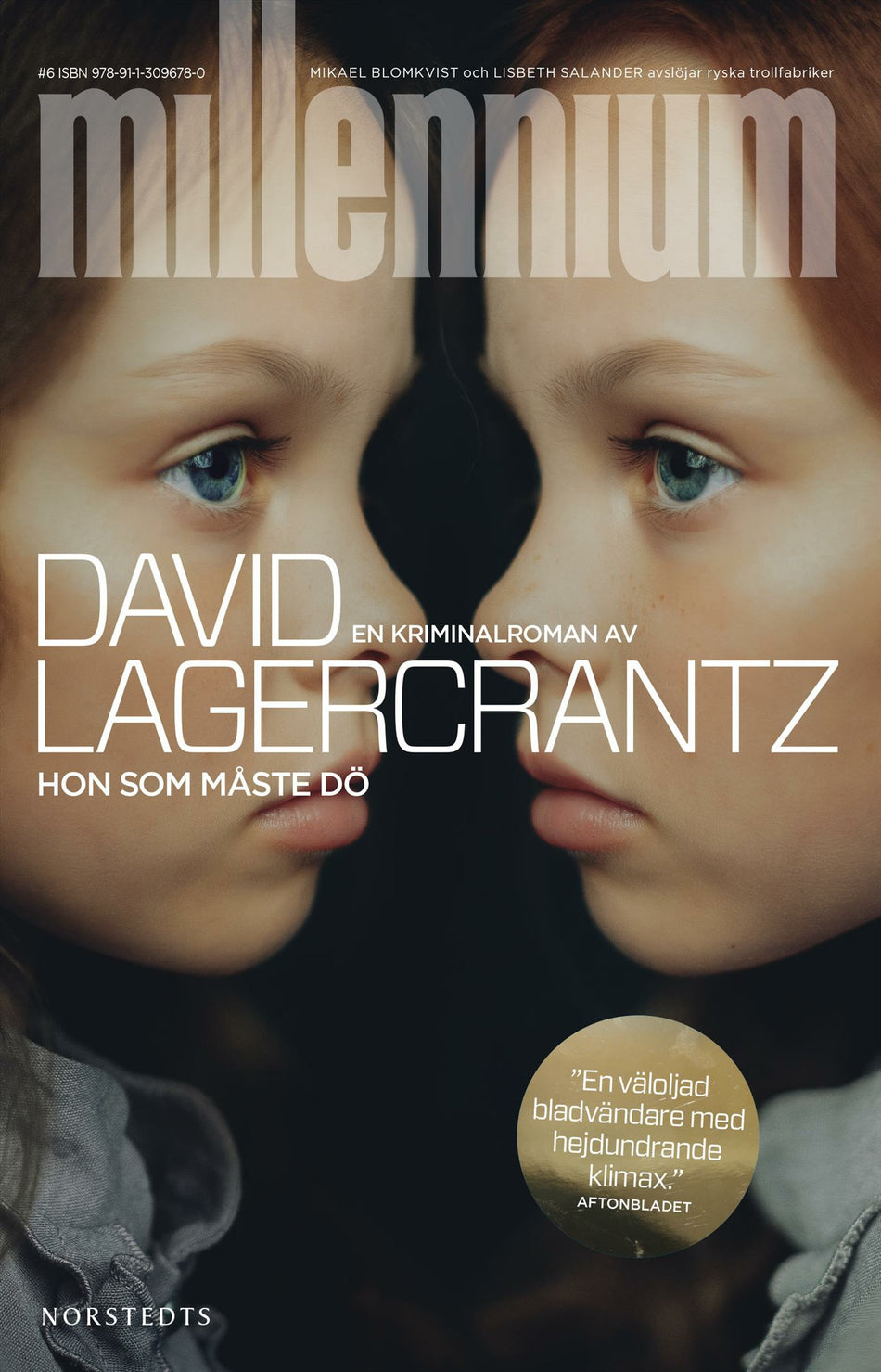 Valokuva kirjasta David Lagercrantz Hon som måste dö, kuuluu tuoteryhmään Ruots kaunokirjat.