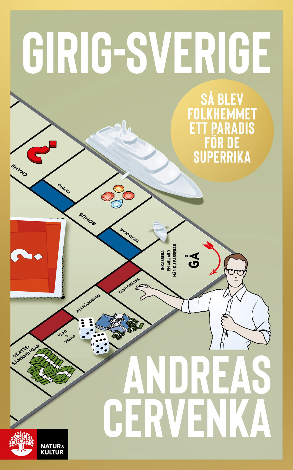 Valokuva kirjasta Andreas Cervenka Girig-Sverige : så blev folkhemmet ett paradis för de superrika, kuuluu tuoteryhmään Ruots muu tieto.