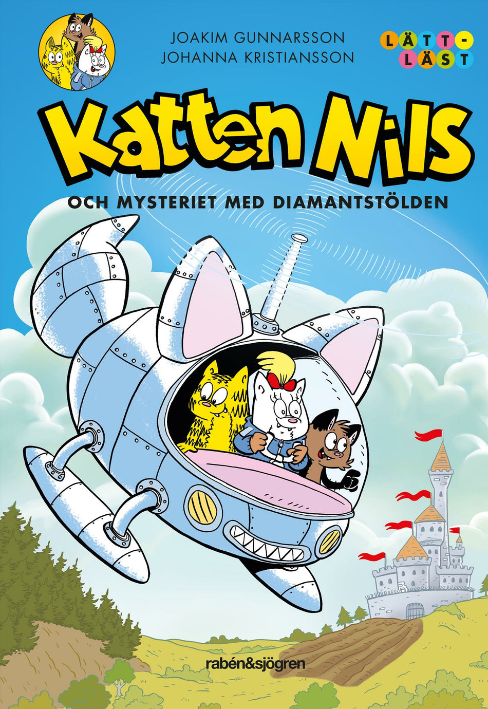 Valokuva kirjasta Joakim Gunnarsson / Johanna Kristiansson Katten Nils och mysteriet med diamantstölden, kuuluu tuoteryhmään Ruots lapset nuoret ja sarjakuvat.